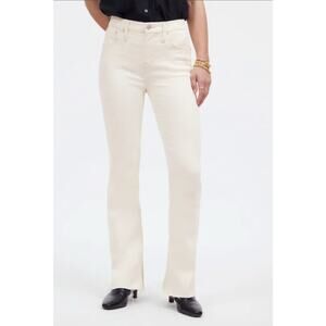 Madewell kick out full length jeans Size 28 White